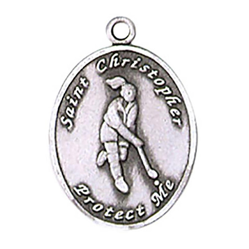 Women Field Hockey Medal on Chain