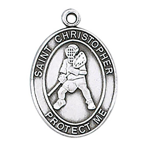 Men LaCrosse Medal on Chain