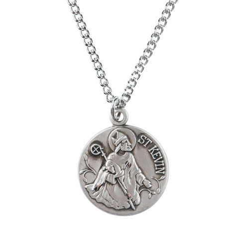 St. Kevin Medal on Chain (JC-9113/1MFT)