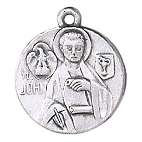 St. John Evangelist Medal on Chain