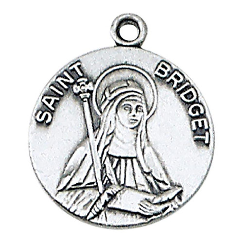 St. Bridget Medal on Chain (JC-468/1MFT)