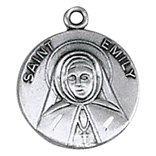 St. Emily Medal on Chain (JC-466/1MFT)