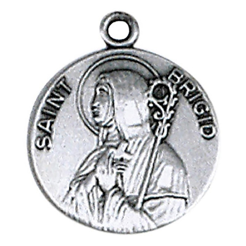 St. Brigid Medal on Chain (JC-465/1MFT)