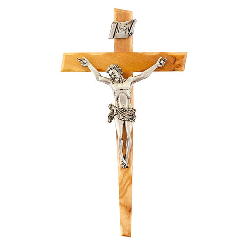 Olive Wood Crucifix (JC-4118-E)