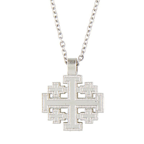 Jerusalem Cross Necklace (BK-12214)