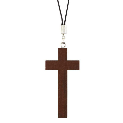 Thick-Style Cross Pendant - Brown (BK-12077)