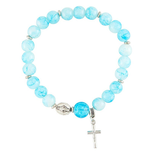 Miraculous Bracelet with Crucifix Dangle