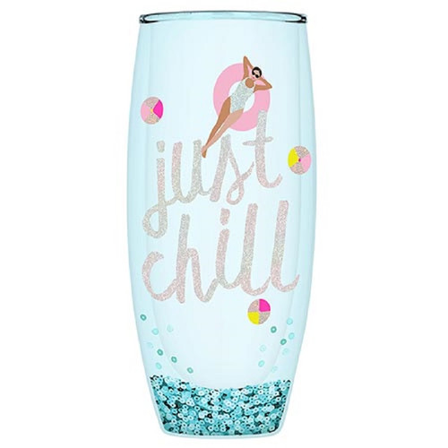 Double-Wall Champagne Glass - Just Chill - 4/cs