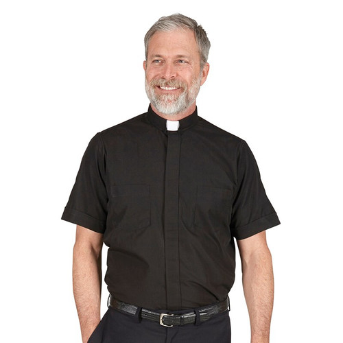 R.J. Toomey&trade; Summer Comfort Short Sleeve Clergy Shirt