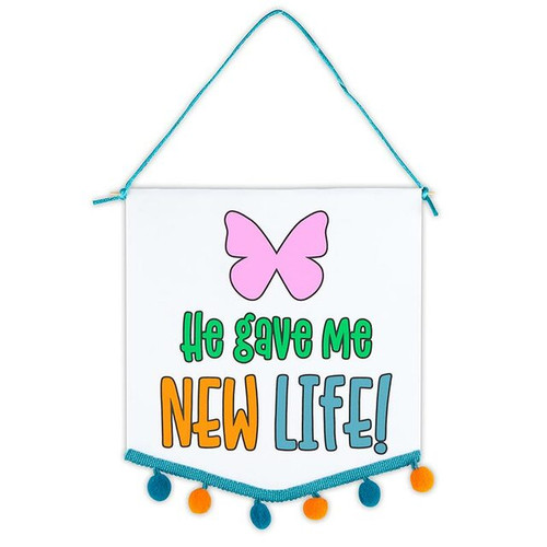 New Life Pom-Pom Banner Kit - 12/pk