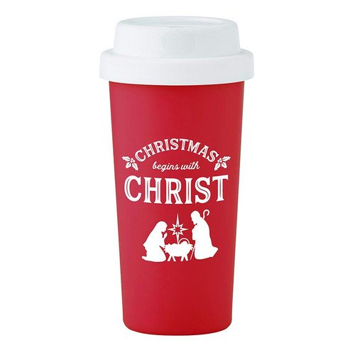 Christmas Begins with Christ Double Wall Tumbler - 12/pk