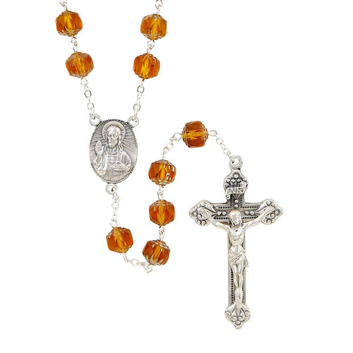 La Verna Collection Topaz Rosary