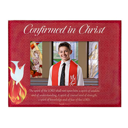 Confirmation Glass Photo Frame - 4/pk