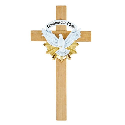 Confirmed in Christ Confirmation Wood Wall Cross - 3/pk