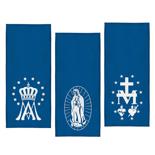 Devotional Blue Tea Towel Assortment (3 Asst) - 3/pk