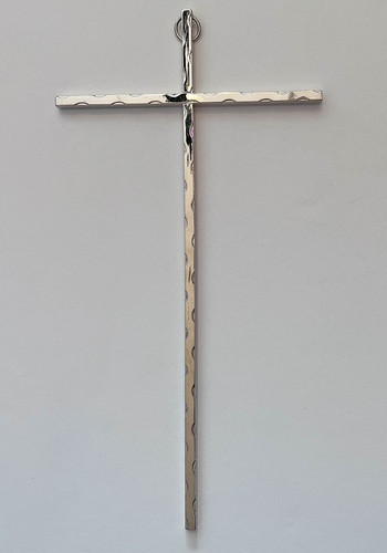 Hammered Silver Cross
