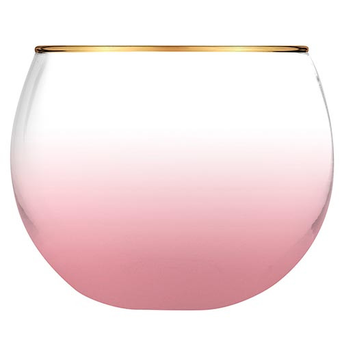 Roly Poly Glass - Pink