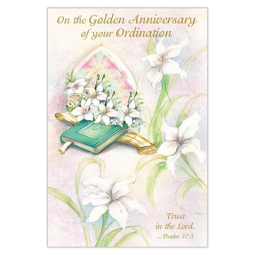 On the Golden Anniversary of Your Ordination Card