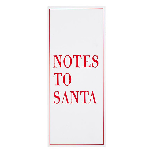 Face to Face List Pad - Notes to Santa