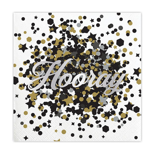 Foil Beverage Napkins - Hooray