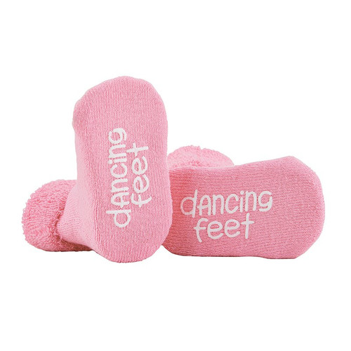 Socks - Pink - Dancing Feet, 3-12 months