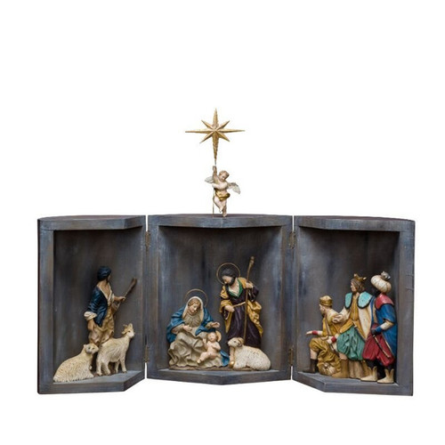 Vintage Nativity Triptych