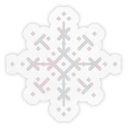 Shaped Napkin - Snowflake 20ct