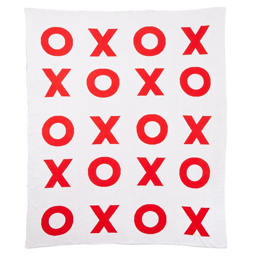 Face to Face Luxe Throw - XO