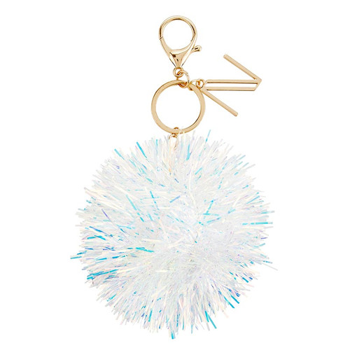 Pom Pom Keychain - Iridescent