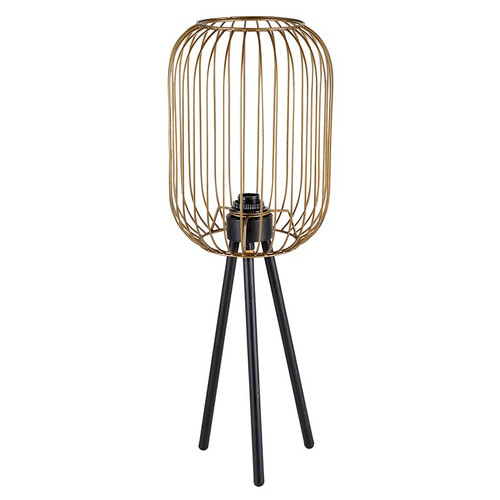 Iron Round Cage Table Lamp