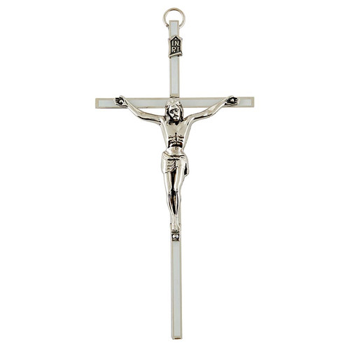 White Wall Crucifix - 2/pk