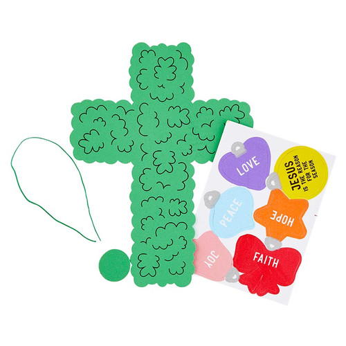 Christmas Cross Foam Craft Kit - 18/pk