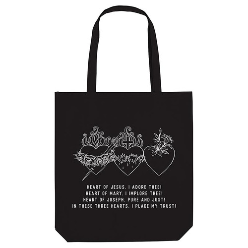 Three Hearts of the Holy Family Tote Bag - 12/pk