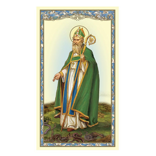 St. Patrick Laminated Holy Card - 25/pk