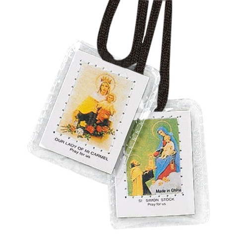 Brown Laminated Scapular - 50/pk