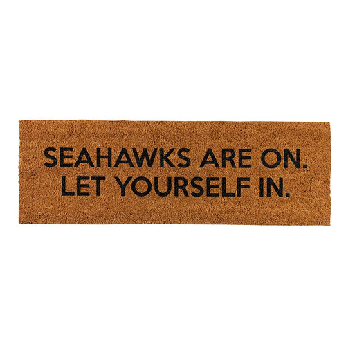 Door Mat - Seahawks Are On