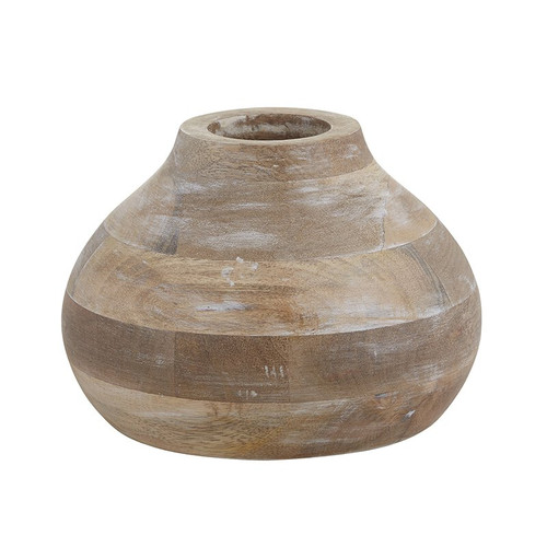 Wooden Vase - Flower - Small