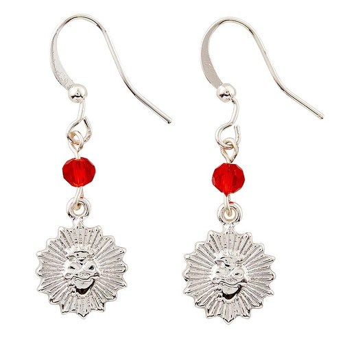 Sacred Heart Dangle Earrings