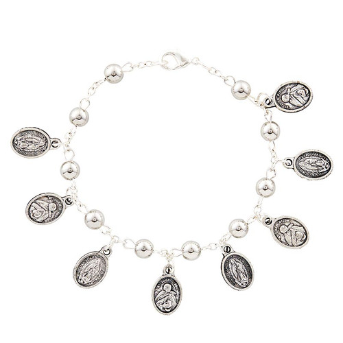 Our Lady Of Guadalupe Medal Bracelet