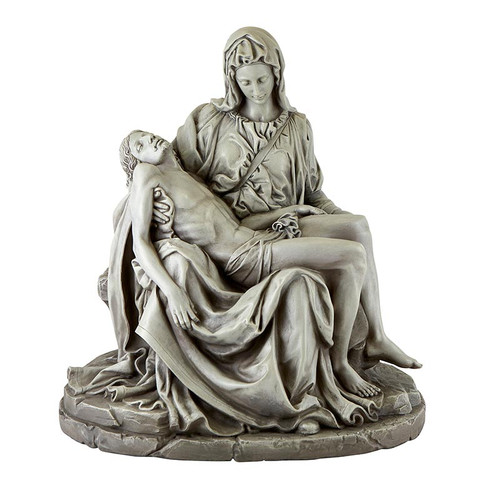 21-1/2" Pieta Garden Statue