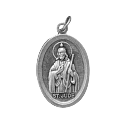 St. Jude/Pray For Us Oxidized Medal - 50/pk