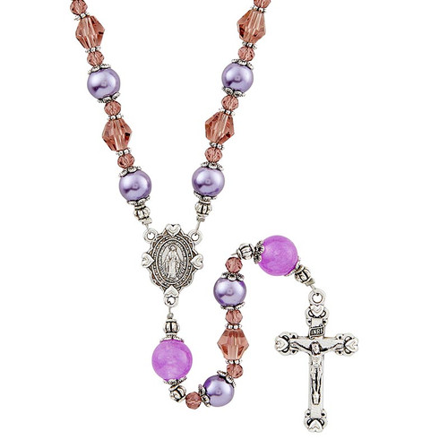 Amore Mio Collection Rosary - Amethyst