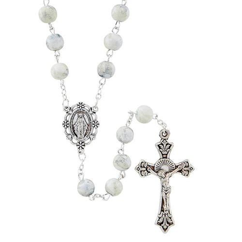 Massa Collection Rosary - White