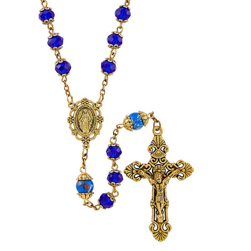 Picasso Collection Rosary - Sapphire