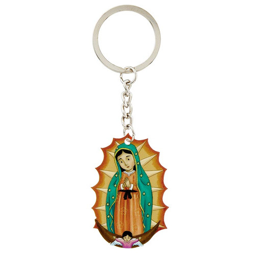 Our Lady of Guadalupe Mini Saints Key Chain - [Consumer]Autom