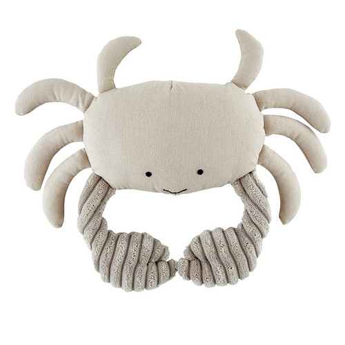 Linen Beach Crinkle Toy - Crab