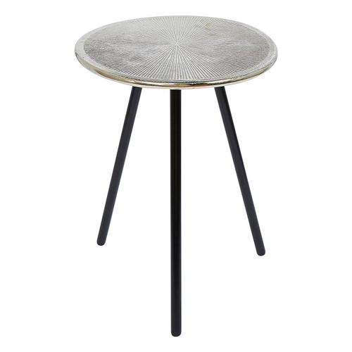 Silver Finish Stool