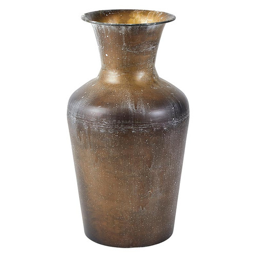 Brown Metal Hydria Vase