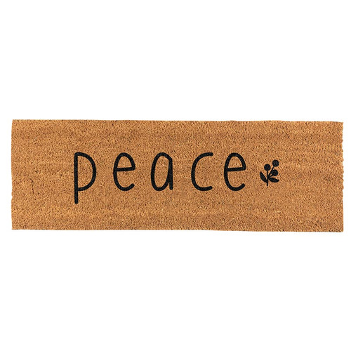 Coir Doormat - Peace