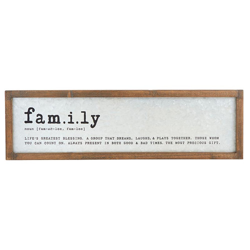 Metal Sign - Family